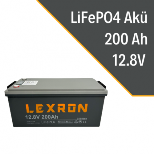 Lexron 100Ah 12.8V Lityum Akü 