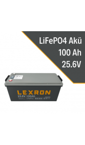 Lexron 100Ah 25.6V Lityum Akü