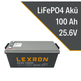 Lexron 100Ah 25.6V Lityum Akü